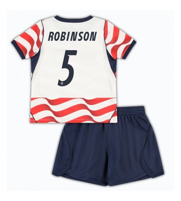 Förenta stater Antonee Robinson #5 Hemmaställ Barn VM 2026 Kortärmad (+ Korta byxor)